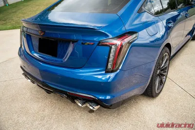 Corsa Performance 3" Cat-Back Exhaust w/Dual Mode Active Exhaust; Corsa Double X-Pipe, Dual Rear Exit w/Twin 4.5" Pro Series Tips 22-25 Cadillac CT5 V Blackwing - 21320