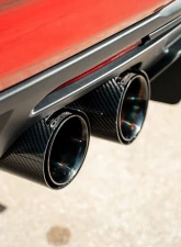 Corsa Performance Quad 4.5" Carbon Fiber Black PVD Tip Kit 16-24 Chevrolet Camaro SS/16-24 Chevrolet Camaro ZL1                                     - 21835CFBLK - Image 2