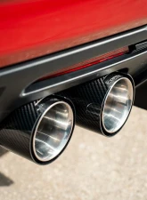 Corsa Performance Quad 4.5" Carbon Fiber Polished Tip Kit 16-24 Chevrolet Camaro SS/16-24 Chevrolet Camaro ZL1                                     - 21835CF - Image 2