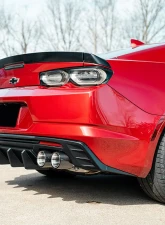 Corsa Performance Quad 4.5" Carbon Fiber Polished Tip Kit 16-24 Chevrolet Camaro SS/16-24 Chevrolet Camaro ZL1                                     - 21835CF - Image 3