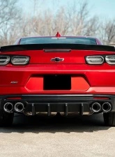 Corsa Performance Quad 4.5" Carbon Fiber Polished Tip Kit 16-24 Chevrolet Camaro SS/16-24 Chevrolet Camaro ZL1                                     - 21835CF - Image 4