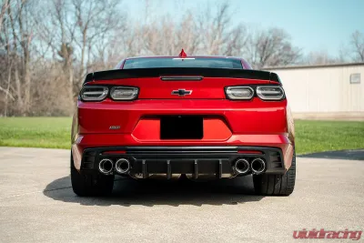 Corsa Performance Quad 4.5" Carbon Fiber Polished Tip Kit 16-24 Chevrolet Camaro SS/16-24 Chevrolet Camaro ZL1 - 21835CF