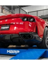 MBRP 70mm X-Pipe Kit Ferrari 812 GTS | 812 Superfast | F12 Berlinetta 2013-2021                                     - S3900304 - Image 7