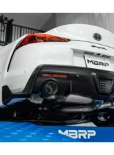 MBRP T304 Stainless Steel 3" Catback Dual Rear Outlet Exhaust System Toyota Supra 3.0 L 2020-204                                     - S43003BE - Image 6