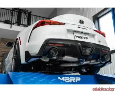 MBRP T304 Stainless Steel 3" Catback Dual Rear Outlet Exhaust System Toyota Supra 3.0 L 2020-204 - S43003BE