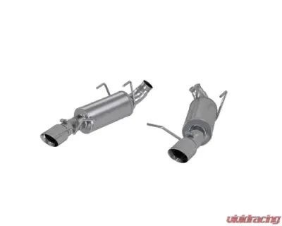 MBRP Aluminized Steel 3" Dual Muffler Axle Back Split Rear Installer Series Ford Mustang V6 3.6L 2011-2014 - S7227AL