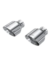 MBRP 3" ID 5" OD Out 8" Length Angle Cut Dual Wall T304 Stainless Steel Tips (Pairs) Dodge Durango 2018+                                     - T5197 - Image 2