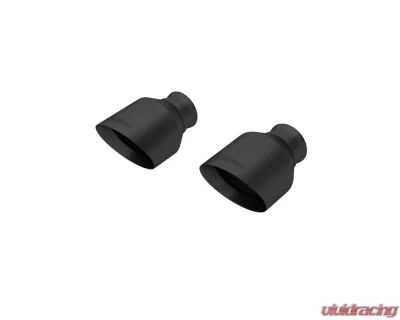 MBRP 3" ID 5" OD Out, 8" Length Black-Coated Angle Cut Dual Wall Tips (Pairs) Dodge Durango 2018+ - T5197BLK