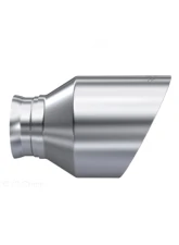 MBRP 3" ID 5" OD Out 8" Length Angle Cut Dual Wall T304 Stainless Steel Tips (Pairs) Dodge Durango 2018+                                     - T5197 - Image 2