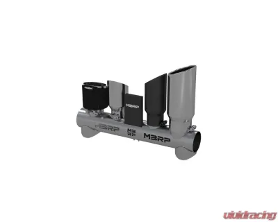 MBRP Exhaust T304 Stainless Steel Tip Display with Various Tips - DS0007