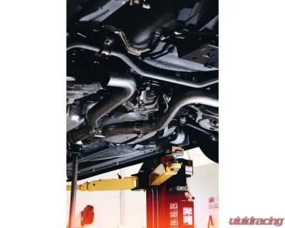 MBRP 3" Catback Quad Rear Exit w/ CF Tips Active Ford Mustang 2018-2022 - S72233CF