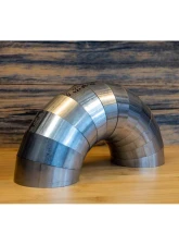 MBRP Exhaust T304SS 4" Diameter, 180 degree, Pie Cut                                     - PC15213 - Image 2