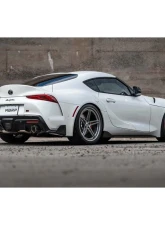 MBRP T304 Stainless Steel 3" Catback Dual Rear w/ Carbon Fiber Tips Exhaust System Toyota Supra 3.0 L 2020-2025                                     - S43003CF - Image 2