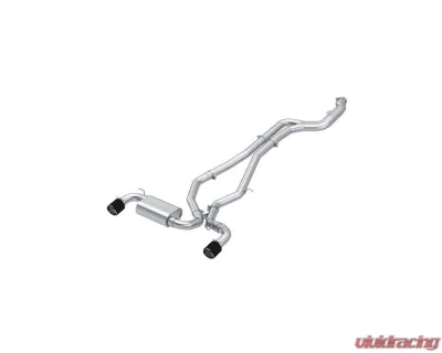 MBRP T304 Stainless Steel 3" Catback Dual Rear w/ Carbon Fiber Tips Exhaust System Toyota Supra 3.0 L 2020-2025 - S43003CF