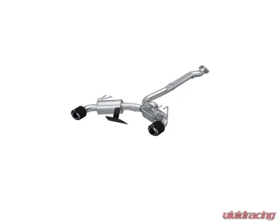 MBRP T304 SS 3in Cat-Back Dual Split Rear w/ Carbon Fiber Tips Toyota Corolla GR 1.6L 2023+ - S43023CF