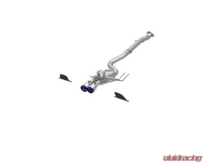 MBRP T304 SS 3in Cat-Back Dual Center Rear w/ Burnt End Tips Toyota Corolla GR 1.6L 2023+ - S43033BE