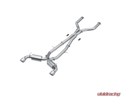 MBRP T304 Stainless Steel 3" Catback Exhaust System Dual Rear Infiniti Q60 3.0L RWD/AWD 2017-2021 - S4404304