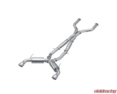 MBRP 3" Dual Split Rear Catback Infiniti Q50 2016-2022 - S4405304