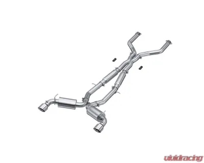 MBRP 3" Dual Split Rear Catback Infiniti Q60 2017-2022 - S4406304