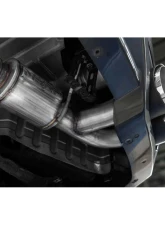 MBRP Armor Pro Stainless Steel 3.5 Inch Catback Dual Split Rear w/ Quad Carbon Tips Nissan GTR 3.8L 2009-2023                                     - S44073CF - Image 4