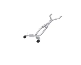 MBRP Armor Pro Stainless Steel 3 Inch Catback Dual Rear Exit w/ 5 Inch OD Carbon Fiber Tip Nissan Z 3.0L 2023-2024