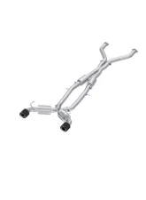MBRP Armor Pro Stainless Steel 3 Inch Catback Dual Rear Exit w/ 5 Inch OD Carbon Fiber Tip Nissan Z 3.0L 2023-2024                                     - S44083CF - Image 4