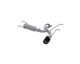 MBRP Exhaust 2.5in Axle-Back, Single Rear, T304, CF, Race.