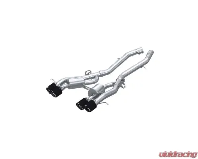 MBRP 3" Active Profile Axle-Back Dual Rear Exit w/ T304 SS Carbon Fiber Tips BMW M3 | M4 2021+ - S45033CF