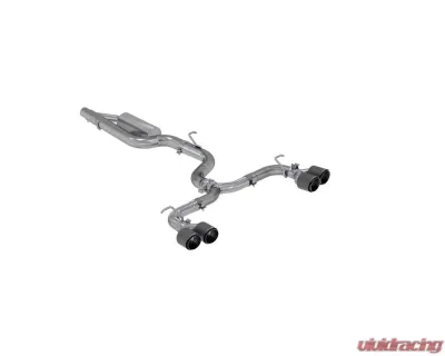 MBRP Pro-Series 3" Catback Single Exit Exhaust w/ Carbon Fiber Tips Volkswagen Golf R 2015-2020 - S46033CF