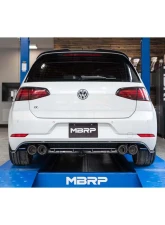 MBRP Pro-Series 3" Catback Single Exit Exhaust w/ Carbon Fiber Tips Volkswagen Golf R 2015-2020                                     - S46033CF - Image 11