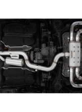 MBRP 3" Catback 2.5" Active Quad Rear Exit w/ Carbon Fiber Tips Volkswagen Golf R MK7 | MK7.5 2015-2019                                     - S46053CF - Image 4