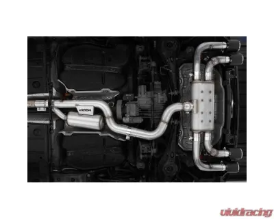 MBRP 3" Catback 2.5" Active Quad Rear Exit w/ Carbon Fiber Tips Volkswagen Golf R MK7 | MK7.5 2015-2019 - S46053CF