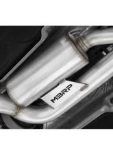 MBRP 3" Catback 2.5" Active Quad Rear Exit w/ Carbon Fiber Tips Volkswagen Golf R MK7 | MK7.5 2015-2019                                     - S46053CF - Image 3