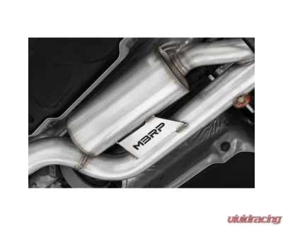 MBRP 3" Catback 2.5" Active Quad Rear Exit w/ Carbon Fiber Tips Volkswagen Golf R MK7 | MK7.5 2015-2019 - S46053CF