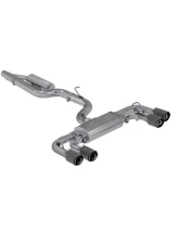MBRP 3" Catback 2.5" Active Quad Rear Exit w/ Carbon Fiber Tips Volkswagen Golf R MK7 | MK7.5 2015-2019                                     - S46053CF - Image 4