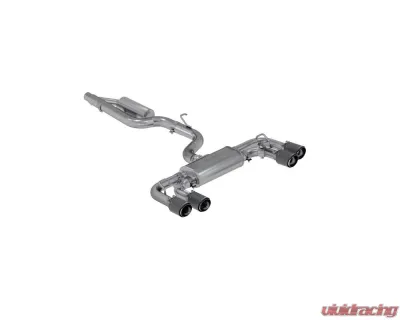 MBRP 3" Catback 2.5" Active Quad Rear Exit w/ Carbon Fiber Tips Volkswagen Golf R MK7 | MK7.5 2015-2019 - S46053CF