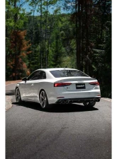 MBRP 2.5" Resonator Back Dual Rear Quad Carbon Fiber Tips Audi S5 Coupe | S4 Sedan 2018-2025                                     - S46073CF - Image 2