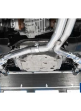 MBRP 2.5" Resonator Back Dual Rear Quad Carbon Fiber Tips Audi S5 Coupe | S4 Sedan 2018-2025                                     - S46073CF - Image 4