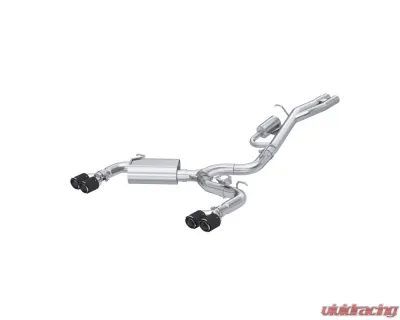 MBRP 3" Catback Dual Split Rear w/ Carbon Fiber Tips Audi RS3 2017-2020 - S46103CF