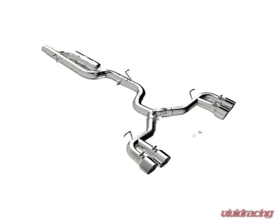 MBRP 3" Quad Split Rear Valve Delete Catback Volkswagen Golf R MK8 2022 - S4612304