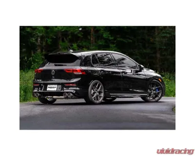 MBRP 3" T304 Stainless Steel Active Exhaust Catback 2.5" Quad Rear Exit w/ Carbon Fiber Tips Volkswagen Golf R MK8 2022 - S46133CF
