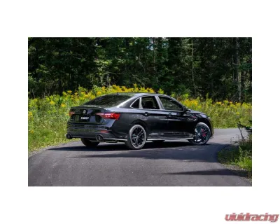 MBRP 3" T304 Stainless Steel Street Catback 2.5" Dual Split Rear w/ Carbon Fiber Tips Volkswagen Jetta GLI 2.0 TSI 2022+ - S46153CF