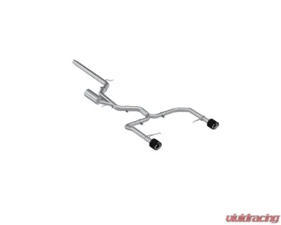 MBRP 3" T304 Stainless Steel Street Catback 2.5" Dual Split Rear w/ Carbon Fiber Tips Volkswagen Jetta GLI 2.0 TSI 2022+ - S46153CF