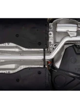 MBRP 3" T304 Stainless Steel Catback 2.5" Dual Split Rear w/ Carbon Fiber Tips Volkswagen Golf GTI MK8 2022-2023                                     - S46173CF - Image 4