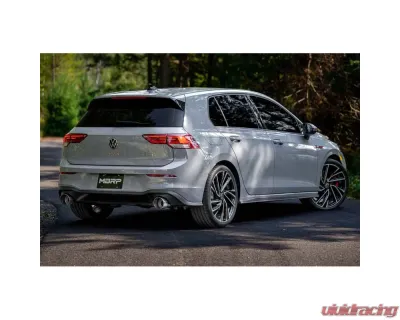 MBRP 3" T304 Stainless Steel Catback 2.5" Dual Split Rear w/ Carbon Fiber Tips Volkswagen Golf GTI MK8 2022-2023 - S46173CF