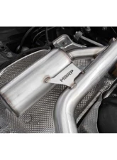 MBRP 3" T304 Stainless Steel Catback 2.5" Dual Split Rear w/ Carbon Fiber Tips Volkswagen Golf GTI MK8 2022-2023                                     - S46173CF - Image 3