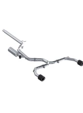 MBRP 3" T304 Stainless Steel Catback 2.5" Dual Split Rear w/ Carbon Fiber Tips Volkswagen Golf GTI MK8 2022-2023                                     - S46173CF - Image 4