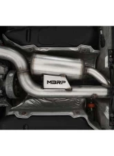 MBRP Armor Pro Stainless Steel 3" Catback 2.5" Dual Split Rear w/ Carbon Fiber Tips Volkswagen Golf 1.8T Mk7 2017+                                     - S46183CF - Image 3