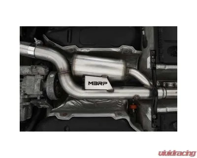 MBRP Armor Pro Stainless Steel 3" Catback 2.5" Dual Split Rear w/ Carbon Fiber Tips Volkswagen Golf 1.8T Mk7 2017+ - S46183CF