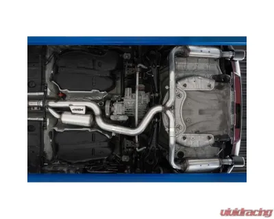 MBRP Armor Pro Stainless Steel 3" Catback 2.5" Dual Split Rear w/ Carbon Fiber Tips Volkswagen Golf 1.8T Mk7 2017+ - S46183CF